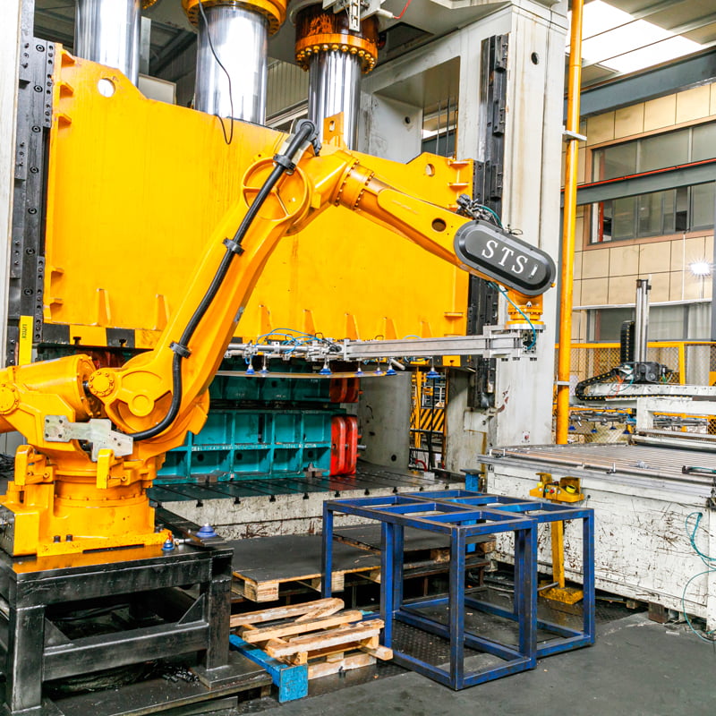 Pengumpanan otomatis-stamping-line-otomatis